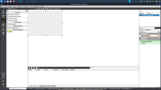 Show form QT. C++. смотреть онлайн