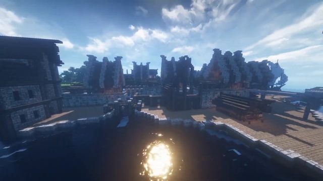 Средневековый замок Timelapse in Minecraft 1.12.2 l #Часть 3 смотреть онлайн