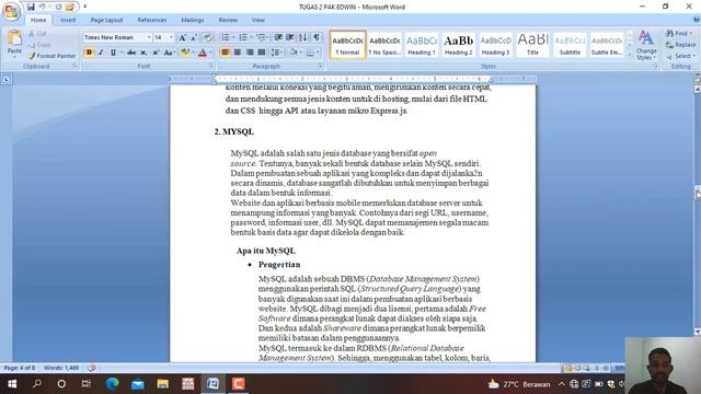 MEREVIEW JENIS JENIS DATABASE (FireBase,MySQL,Microsoft Access,dan Oracle) смотреть онлайн
