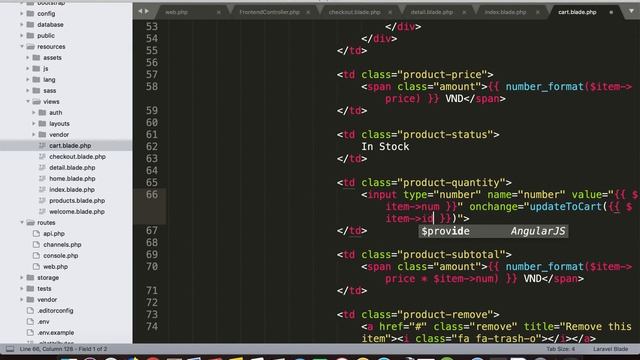 PHẦN 29 | Tạo giỏ hàng - học lập trình laravel qua project | Khóa học lập trình Laravel смотреть онлайн
