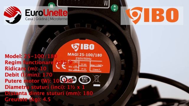 POMPA RECIRCULARE CENTRALA IBO Dambat MAGI MAX 25-100/180 смотреть онлайн