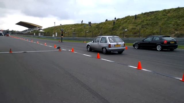 Opel Corsa A1 C20NE Turbo super sunday Zandvoort 2012 смотреть онлайн
