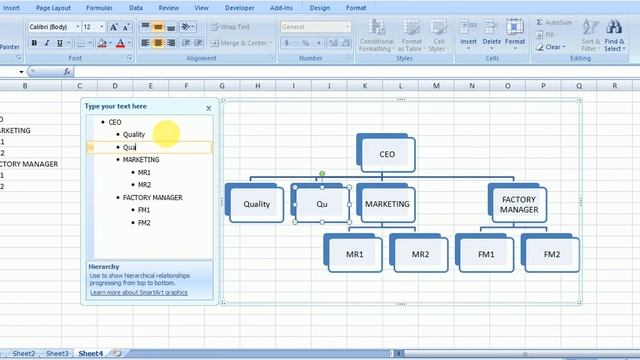 Organization Chart in Excel, Organizational chart , Automatic organizational chart , Excel, смотреть онлайн