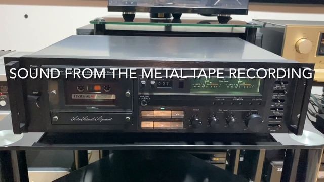 Sound of the metal tape recording (Nakamichi) VS Hi-Res audio (Qobuz). смотреть онлайн
