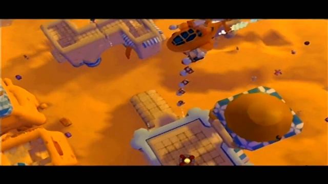 Worms 4 Mayhem / Arabian Map Gameplay (PS2 Gameplay) смотреть онлайн