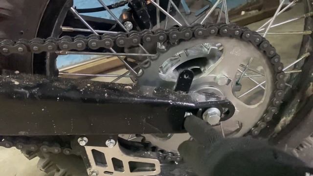Правильная натяжка цепи мотоцикла Racer 250 K2 эндуро #k2 #panther #racer #кроссовый #эндуро