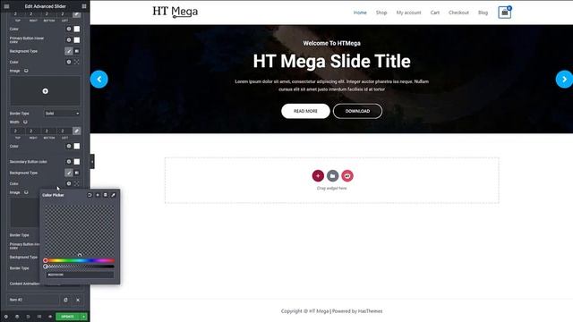 How to Use Elementor Advanced Slider Widget by HT Mega смотреть онлайн