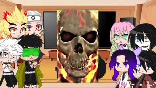 Hashira react to Ghost rider