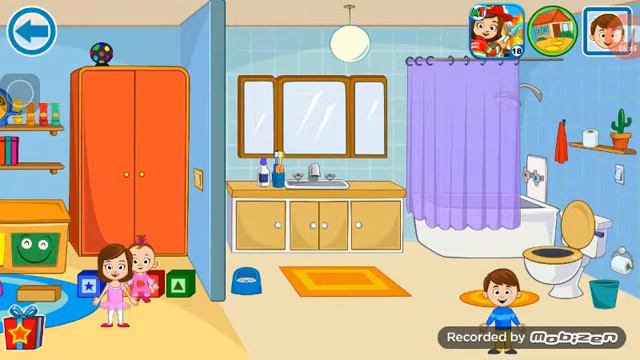 My tovn home игра, обычная веселая семья 1часть