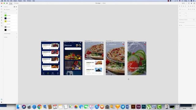 Design UI App Food In Adobe XD CC 2019 смотреть онлайн