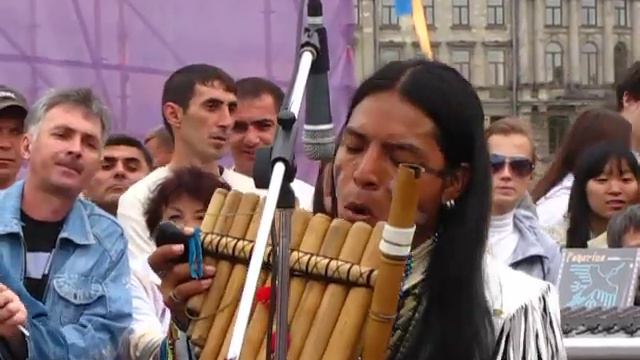 PAKARINA (Native American Music Group) @ Dvortsovaya Square, Saint Petersburg ~10~ смотреть онлайн