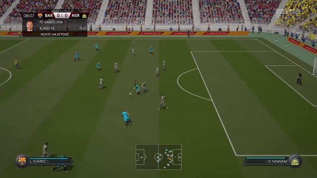 FIFA 16 Матч в карьере 1:2 BAR - NSR, 2 тм. смотреть онлайн