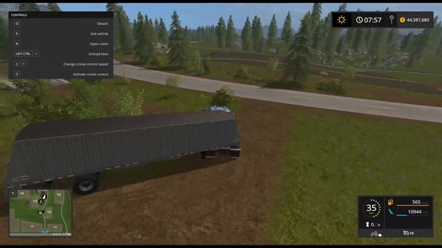 Farming Simulator 17 Mod - Dakota American Style Trailer -#FS17 смотреть онлайн