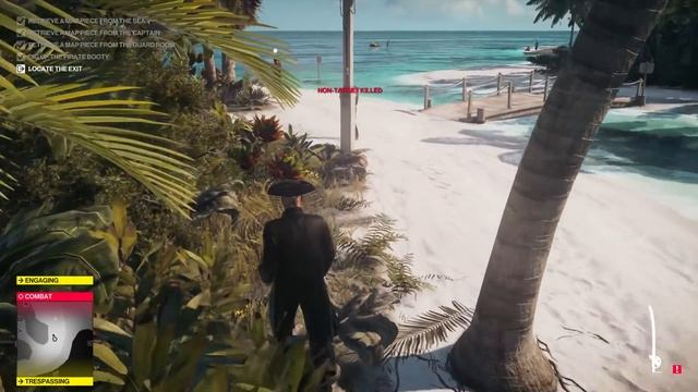 Hitman 2: TREASURE HUNT PIRATE ESCALATION! (Let's Play Hitman 2 - The Bartholomew Hornswoggle) смотреть онлайн