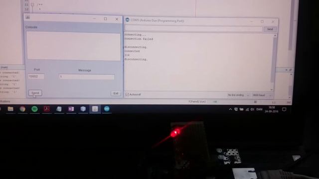 Arduino TCP Server connection смотреть онлайн