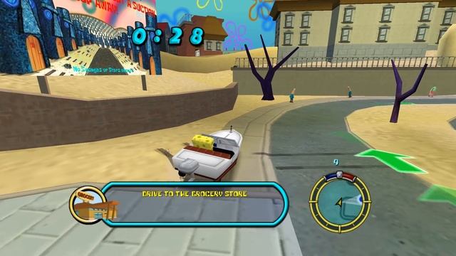 The Simpsons Hit & Run - Annoy Squidward Mission 2 смотреть онлайн
