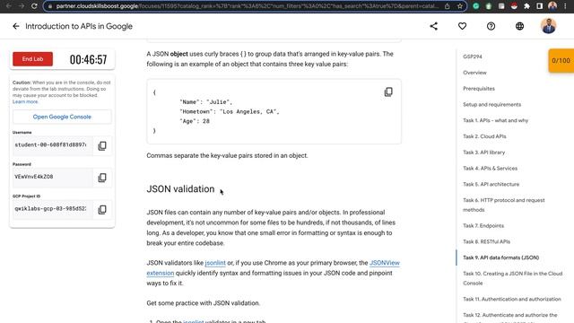 Introduction to APIs in Google with Explanation | Cloud Skills Boost | Qwiklabs | GSP294 смотреть онлайн