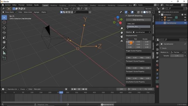 Blender.Tutorial:Cámara en tiempo real con Htc vive.Trackeo, camara en mano o animacion de objetos смотреть онлайн