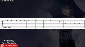 Wednesday Plays The Cello (Paint It Black) - Guitar Tutorial