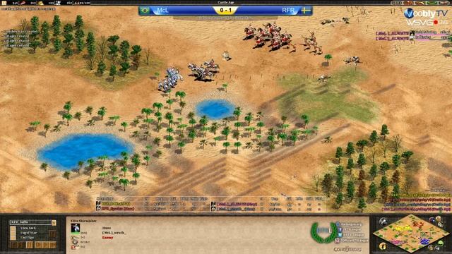 RFR vs. McL, Game 2 - Age of Empires II: The Conquerors Clan League, Season 37 - Ro16 смотреть онлайн