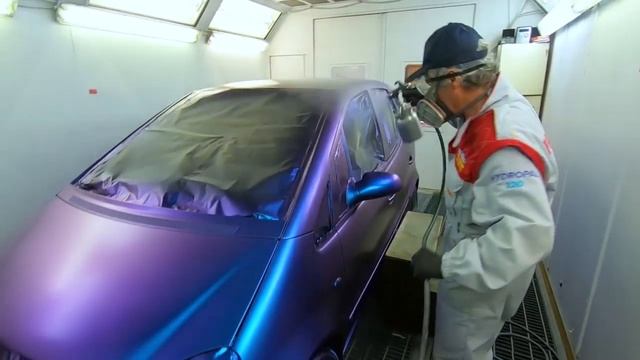 Autospruhfolie tutorial high gloss finish RL-71 by DipMyRide смотреть онлайн