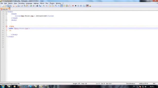 دورة php بالفيديو- طباعة كود echo php [الدرس 2 الثاني] смотреть онлайн