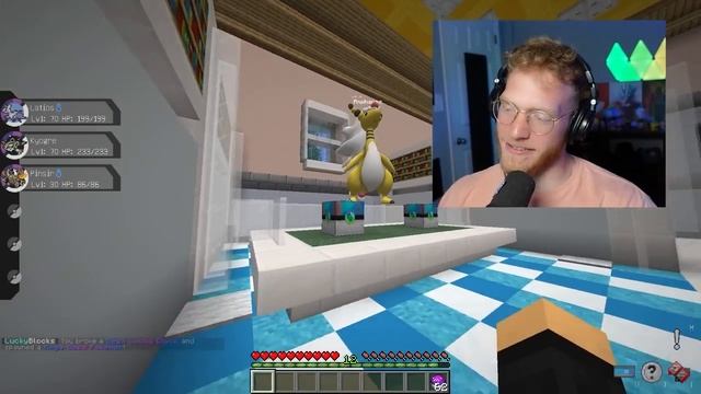 MEGA LUCKY BLOCKS Choose Our STARTER POKEMON in Minecraft PIXELMON! смотреть онлайн