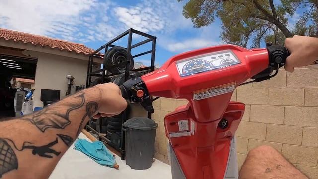 it RUNS! MINT 1990 Yamaha ZUMA PREBUG BWS Scooter смотреть онлайн