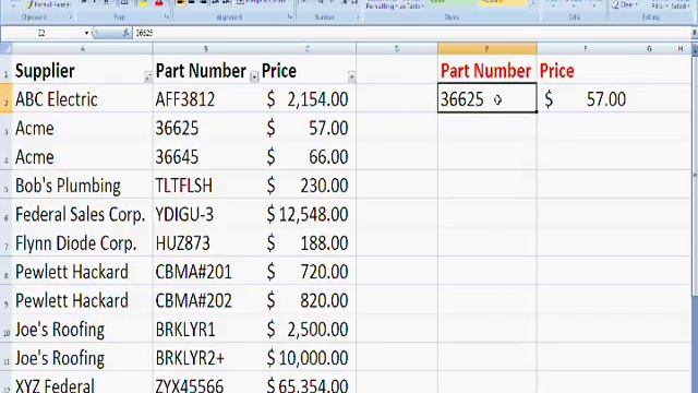 Microsoft Excel VLOOKUP Tutorial for Beginners - Office Excel 2003, 2007, 2010 смотреть онлайн