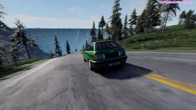 Audi 80 B4 | Crash Test | BeamNG Drive смотреть онлайн