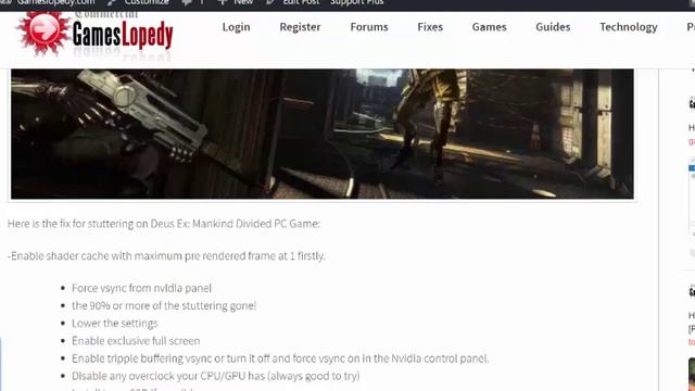 How to Fix Stuttering on Deus Ex Mankind Divided PC Game [Win 7,8,10] смотреть онлайн