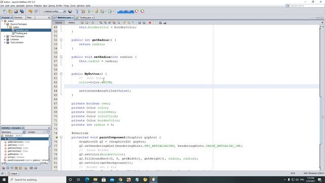 Java GUI - Button Custom смотреть онлайн