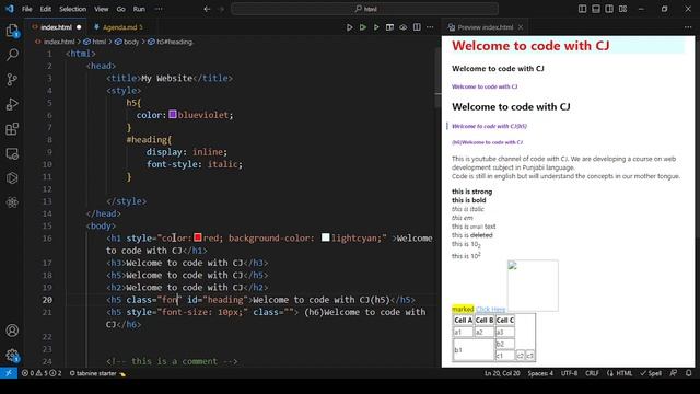 Learn Web Development in Punjabi Learn HTML CSS JavaScript PHP Jquery Bootstrap Lesson 6 смотреть онлайн