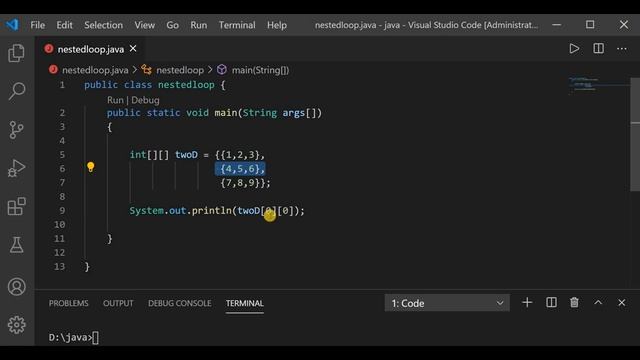Part-8 | Nested Loop in JAVA | தமிழ் смотреть онлайн