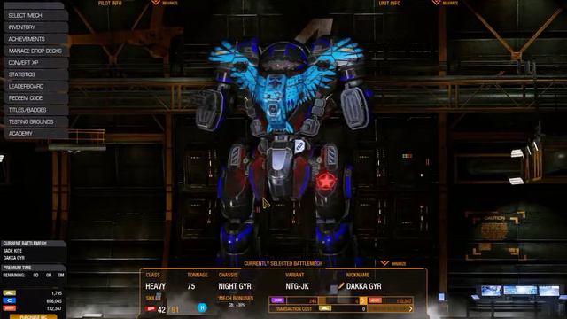MechWarrior Online Hangar View смотреть онлайн