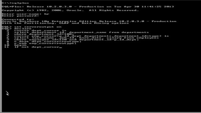 Prak 6 - Advanced Explisit Cursor Concepts смотреть онлайн