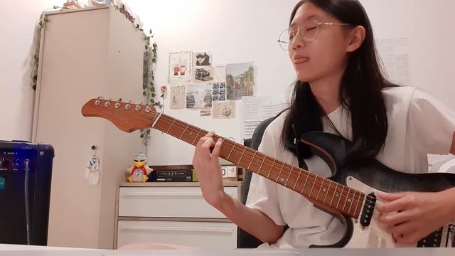 isn't she lovely - kazuki isogai || electric guitar cover смотреть онлайн