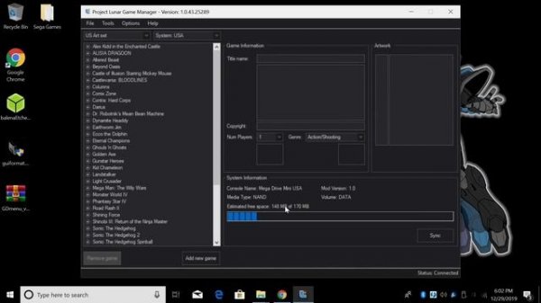 How To Easily Add More Games to The Sega Genesis Mini / Mega Drive Mini with ProJect LUNAR!