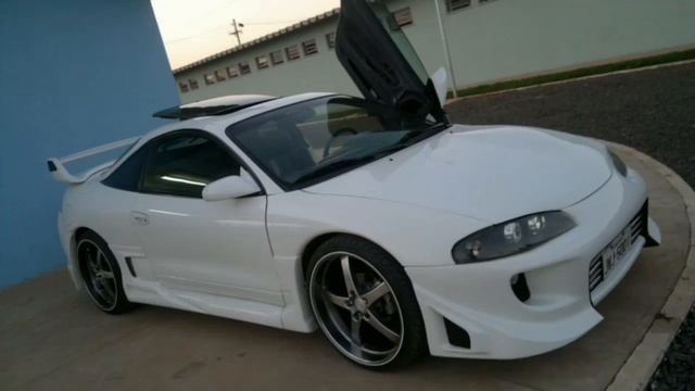 Eclipse, custom, tuning, body kit, rodas aro 20, turbo. смотреть онлайн
