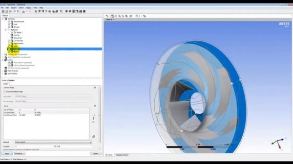 Расчёт насоса в приложениях Ansys Turbo