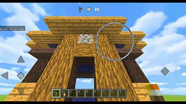 Обзор на карту(Деревня в плоском мире)Майнкрафт Бедрок