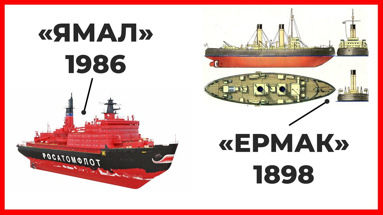 Как ледоколы разбивают лёд. История ледоколов в России. Арктика. Ямал | Факты смотреть онлайн