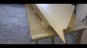 Шкода рапид, востонавливаем замятое крыло, по соседски.