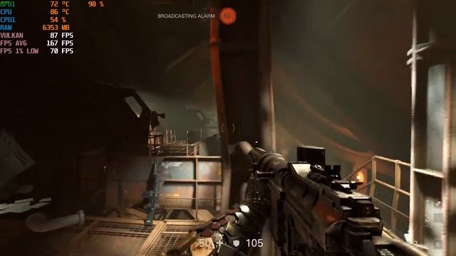 Wolfenstein II New Colossus | GTX 1650Ti | i5 10gen | 8gb RAM | FPS Test | Maximum Graphics Setting смотреть онлайн