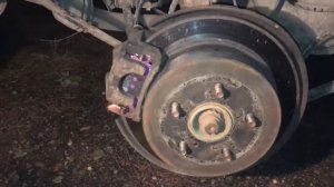 Замена задних тормозных дисков 2 -  Lexus RX300 - rear brake disks replacement 2