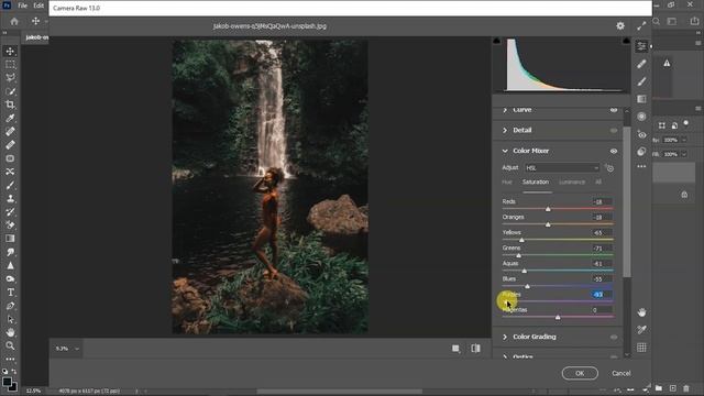 Outdoor Green Color Preset Free Download ( Color Grading Photoshop Tutorial ) смотреть онлайн