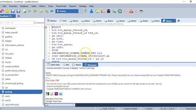 MySQL Syntax Error fixing in Seconds смотреть онлайн