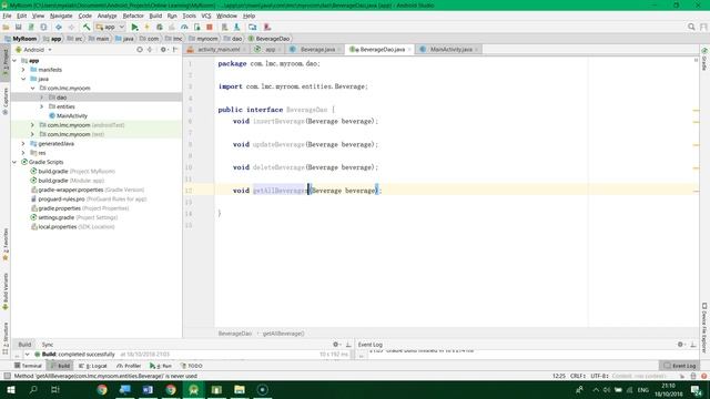 L8 07 Room Create DAO смотреть онлайн