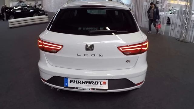SEAT LEON ST FR LINE !! FACELIFT 2017 !! NEVADA WHITE !! WALKAROUND AND INTERIOR !! смотреть онлайн