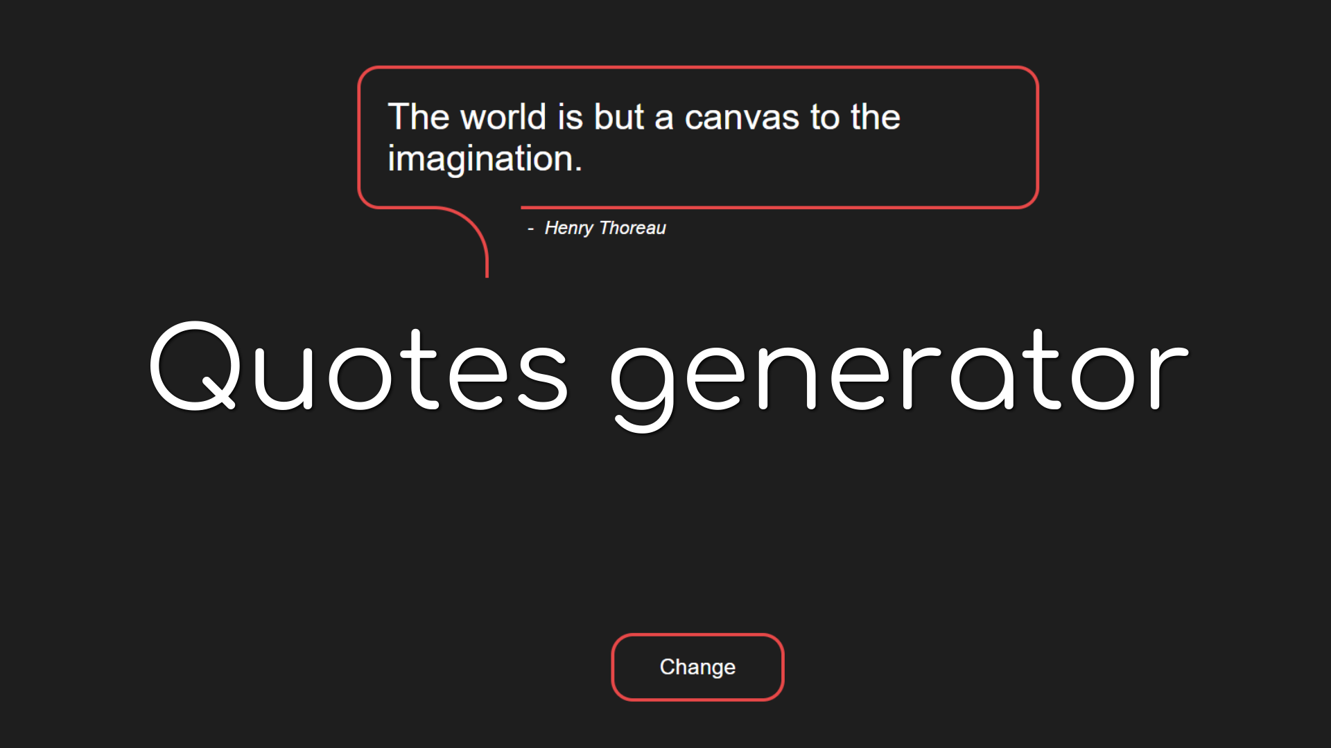 Генератор цитат на JavaScript | Quotes Generator by JS | Part 1 смотреть онлайн